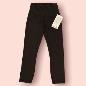 Lululemon Wunder Train HR Crop Leggings - Perfect Condition - White Patterned